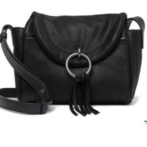 Black Suede Crossbody- Lucky Brand